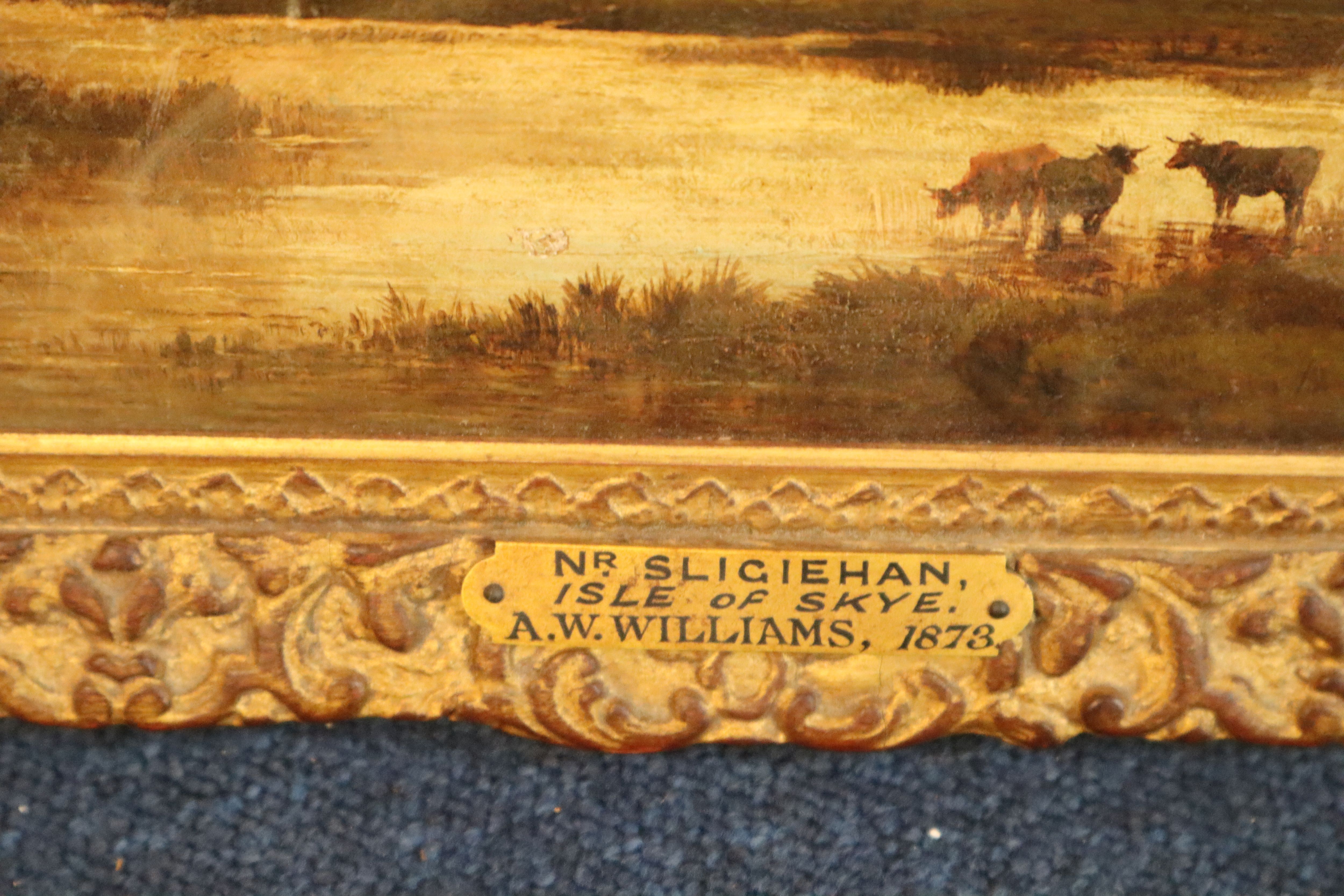 Alfred Walter Williams (1824-1905) Nr Sligiehan, Isle of Skye 8.75 x 11.5in.